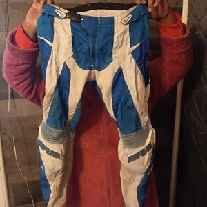 N/A Blue and White Men Pants